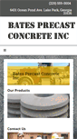 Mobile Screenshot of batesprecastconcrete.com